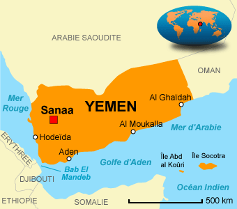 Carte Yemen