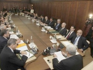 Le Gouvernement Benkirane en réunion