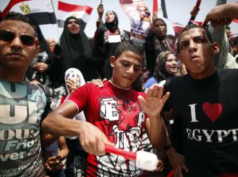 Manifestation au Caire contre Le CSFA