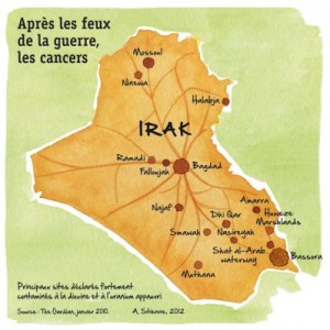 carte de l'Irak
