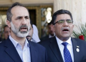 Le Président de la coalition syrienne et Chef du Gouvernement intérimaire syrien