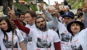Manifestation à Tunis en hommage à feu Chokri Belaid