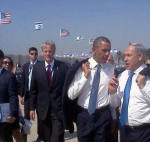 Obama et Nataniyahou à Jérusalem Mars 2013