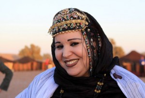 Femme sahraouie du Maroc