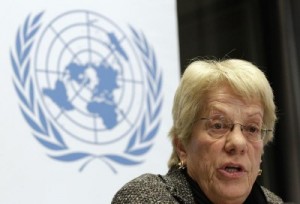 Carla-Del-Ponté enquêtrice des Nations-unies en Syrie 