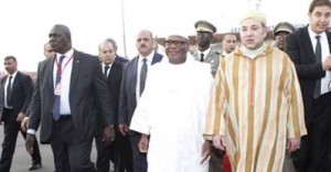 SM le Roi Mohamed VI en compagnie du Président malien