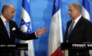 Fabius et Netanyahou en conférence de presse