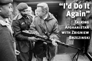 Zbigniew BRZEZINSKI Apprenant le maniement de nouvelles armes à Ben Laden